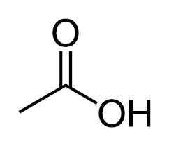 Image result for skeletal formula of ethanoic acid